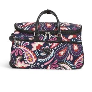 Last 1 OOP Painted Paisley XL rolling duffle luggage suitcase